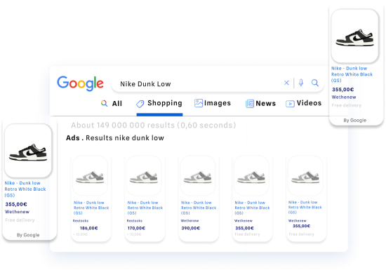 google shopping générer des ventes