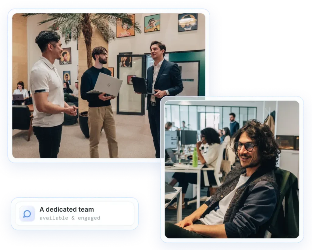Equipo de expertos disponible y comprometido